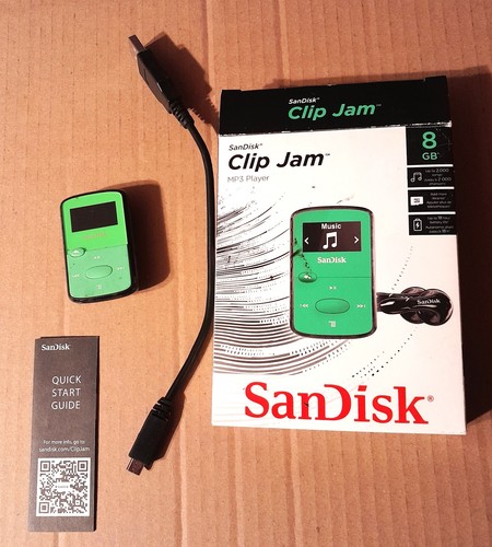 Sandisk clip jam 8gb mp3 - sandisk,