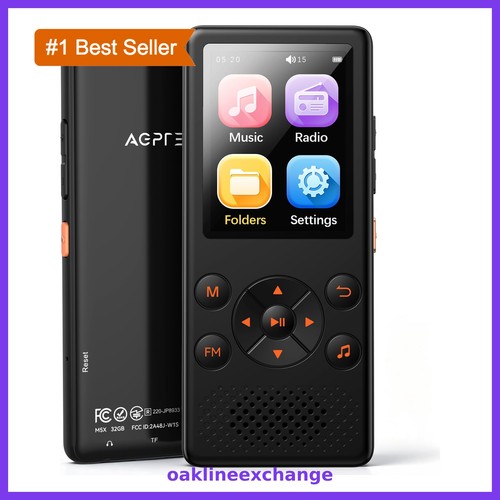 Agptek 32gb black mp3 - agptek, m5