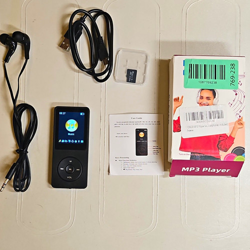 Mp3 player 128gb 8in fm - mp3,