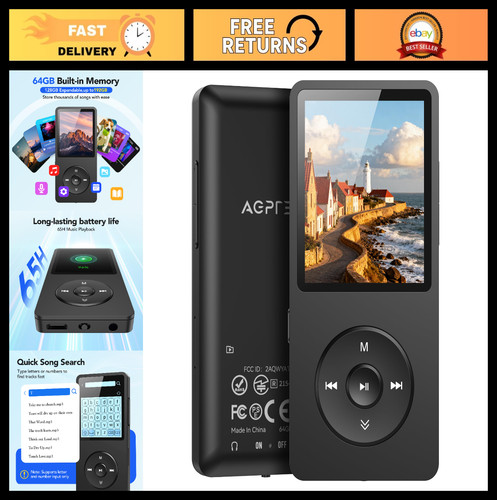 64gb mp3 player hours - mp3, 65