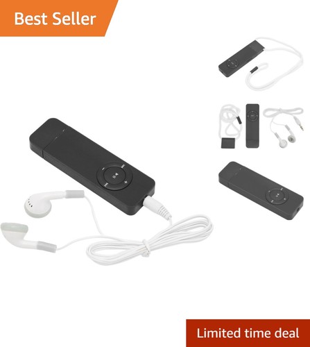 Black mini mp3 player 64gb - black,
