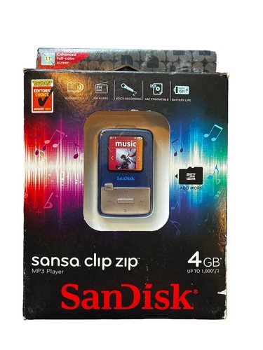 Sandisk sansa clip zip - sansa, 4gb