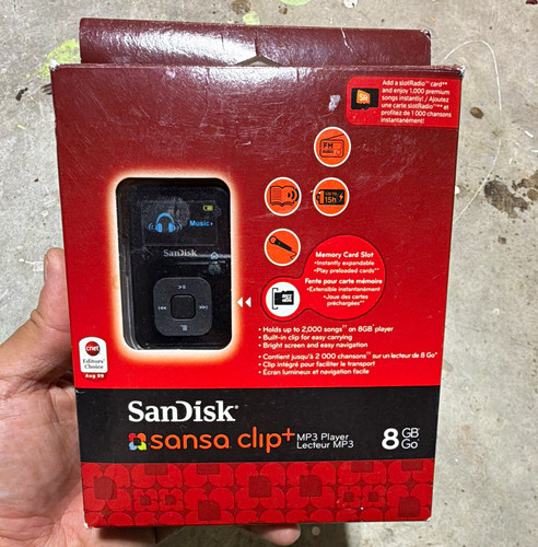 Sandisk sansa clip 8gb black - 8gb,