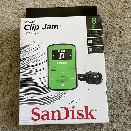 New sealed green sandisk clip - new/sealed.,